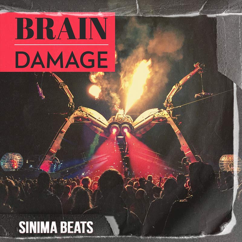 Sinima Beats - Brain Damage Instrumental (Eminem, D12, Dr Dre Style Rap Beat)