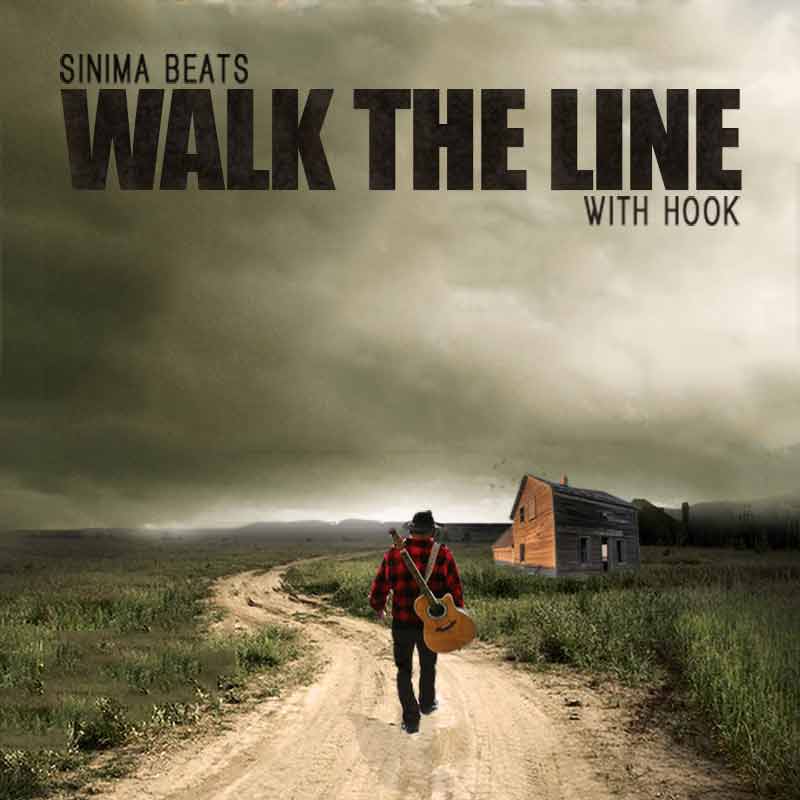 Sinima Beats - Walk the Line Instrumental with Hook (Country Rap, Hick Hop Style Rap Beat)