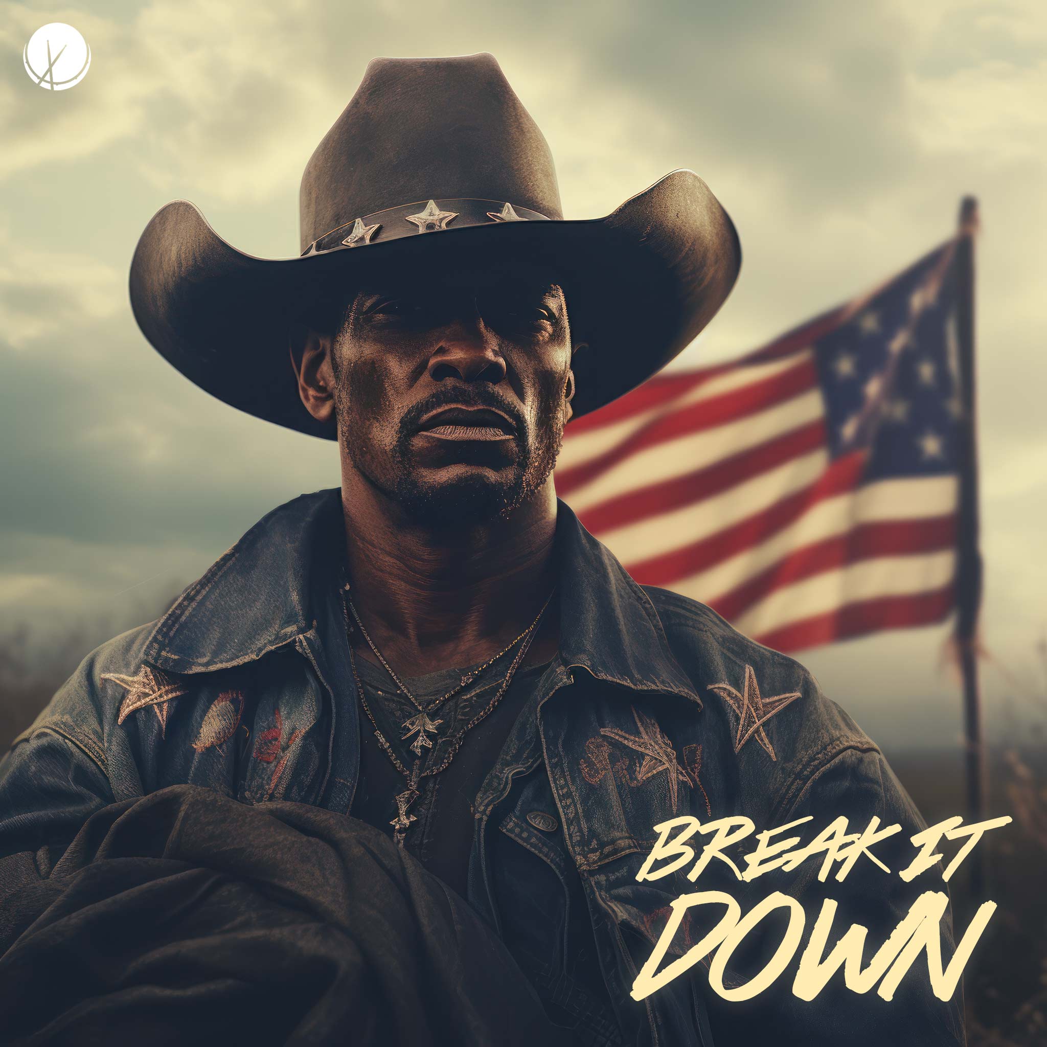 American Country Rap Artist Breaking It Down with a Cinematic Ultra Flag - Break It Down