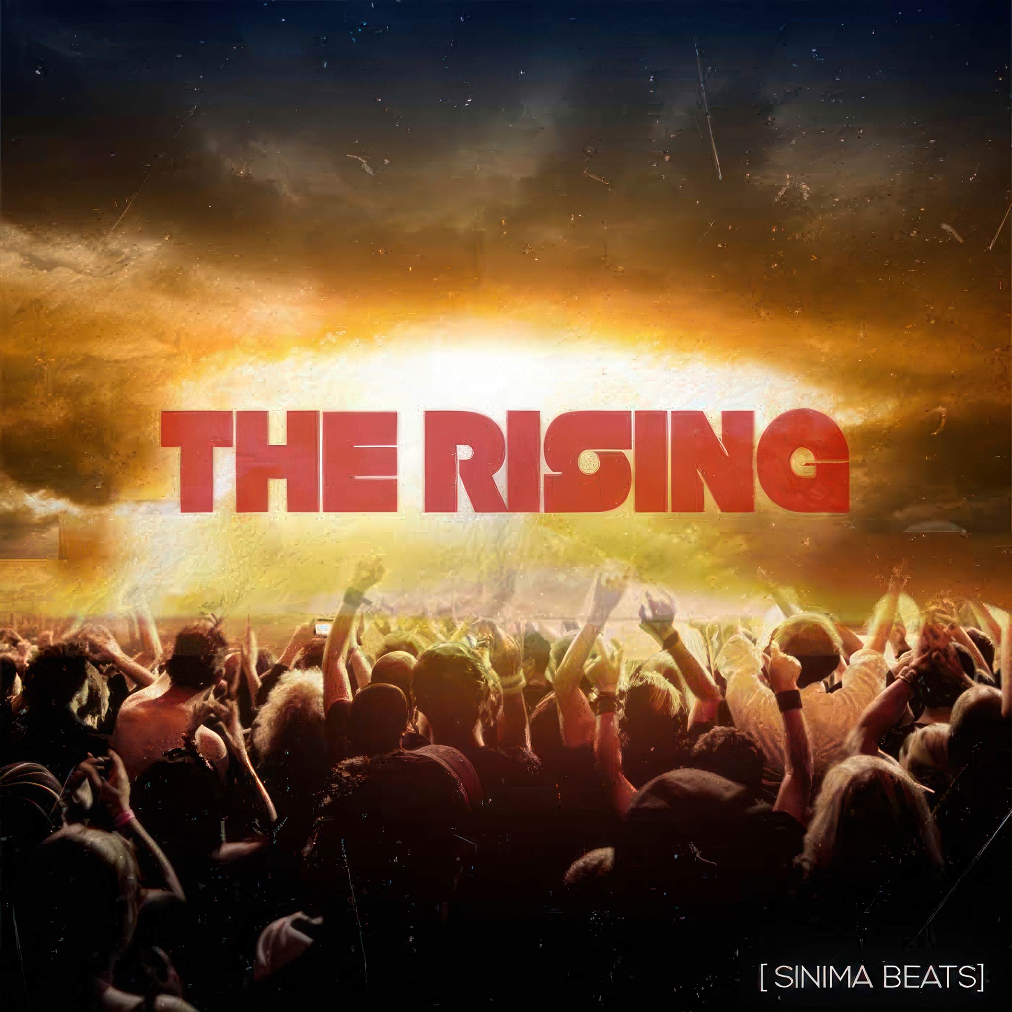 Crowd with Bright Light and Scratchy Texture - The Rising