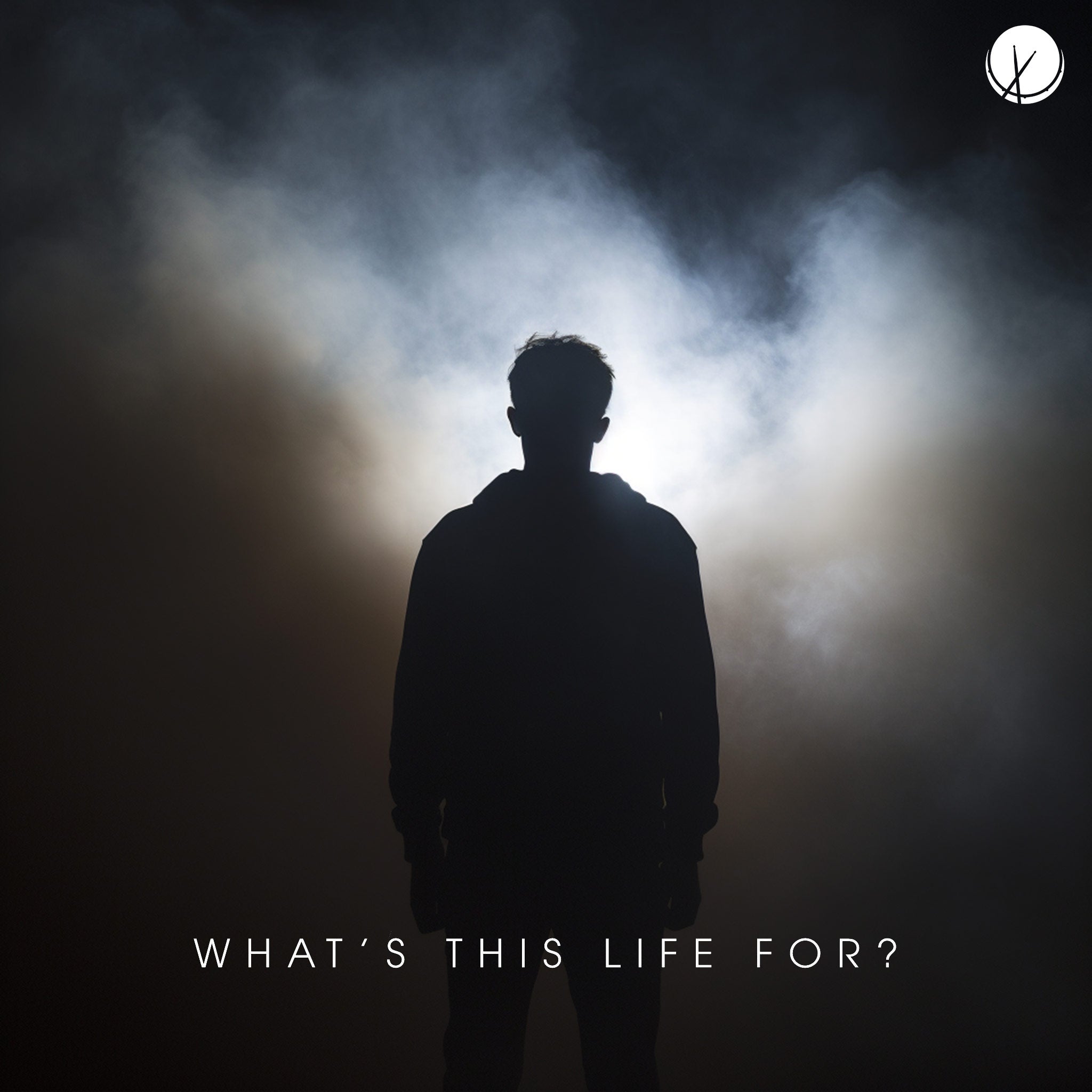 Silhouette of Young Man Standing in Fog - What's This Life For