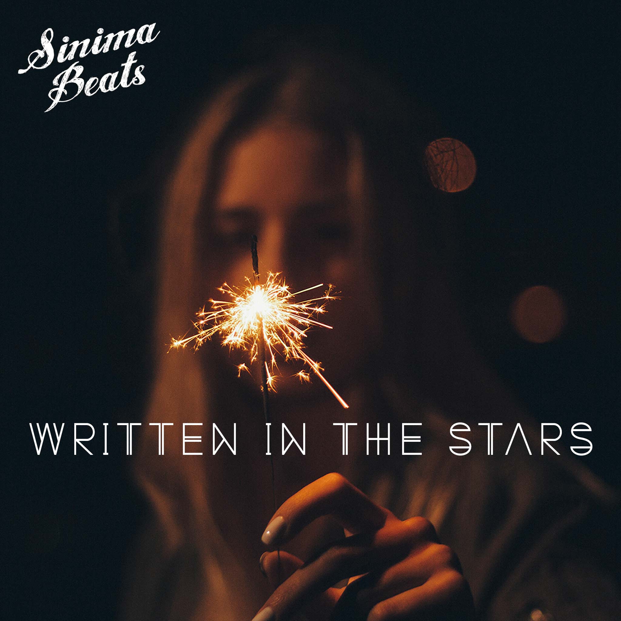 "Written in the Stars" - Blurred Woman with Focused Clarity Holding a Sparkler at Nighttime