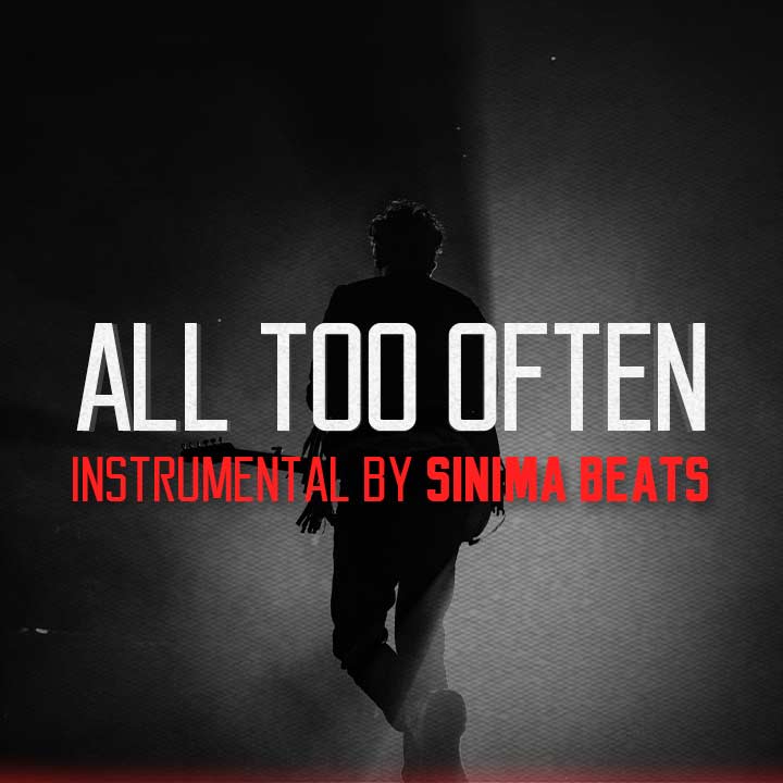 Sinima Beats - All too Often Instrumental (Deep Rock | Soundtrack Beat) Songwriting, Rap Instrumentals